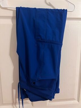 Blue Athletic Jogger Cherokee Infinity Scrubs with Side Pockets